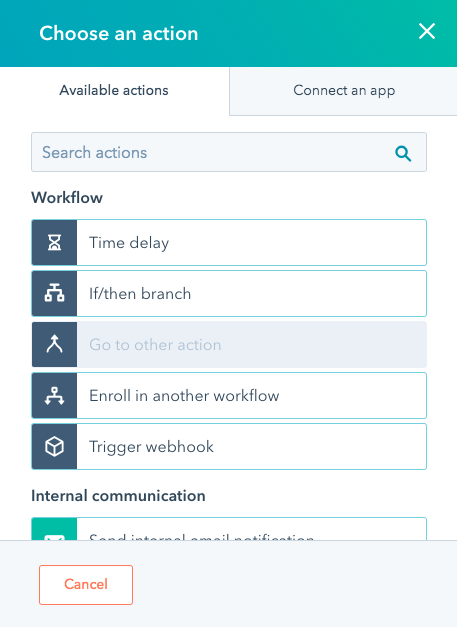 Workflow Actions