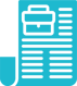 resource briefcase doc icon blue